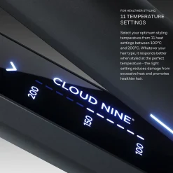 Cloud Nine Glätteisen|Glätteisen|The Wide Iron with Revive Black