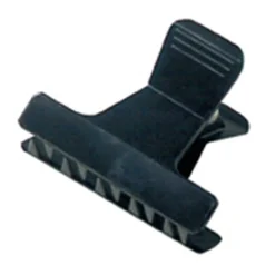 Comair Frisierumhänge|Haarschmuck|Abteilklammern 12er Plastik schwarz