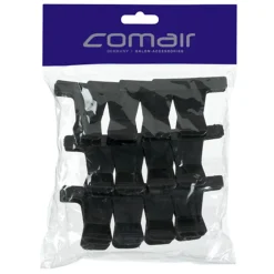 Comair Frisierumhänge|Haarschmuck|Abteilklammern 12er Plastik schwarz