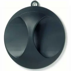 Comair Spiegel|Kabinettspiegel rund schwarz 29cm