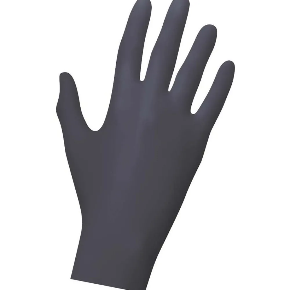 Nitrilhandschuhe L Puderfrei 100er Box schwarz-Comair New