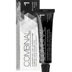 Combinal Wimpern & Brauen|Augenbrauen- & Wimpernfarbe|Profi-Wimpernfarbe 1 schwarz 15 ml