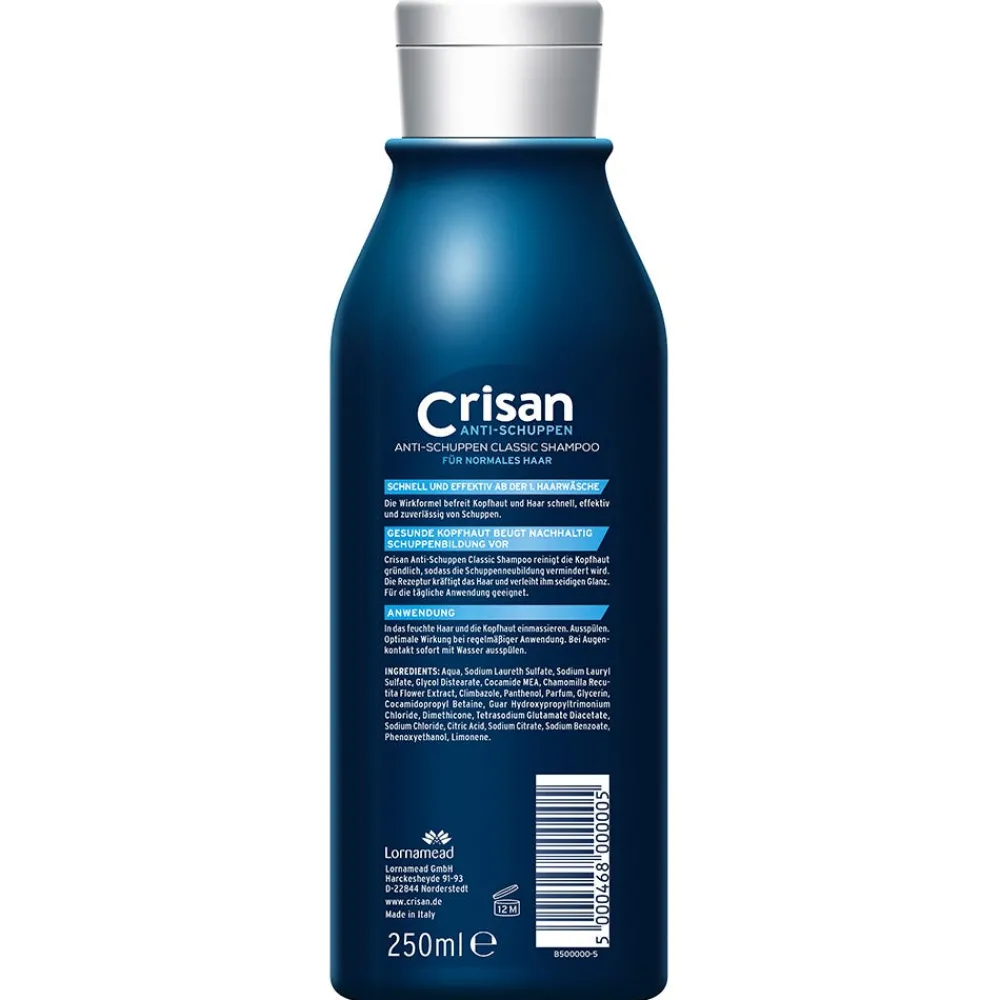 Anti-Schuppen Shampoo Classic 250 ml-Crisan Clearance