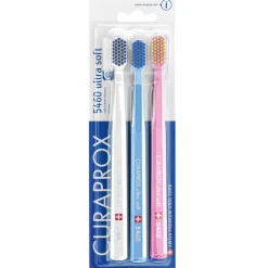 CURAPROX Zahnpflege^5460 Ultra Soft Zahnbürste 3er Pack
