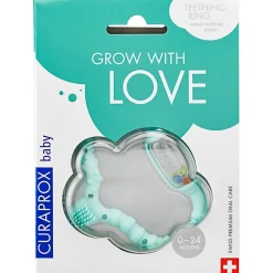 Baby-Beißring Grün-CURAPROX