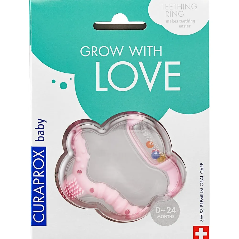 Baby-Beißring Rosa-CURAPROX Hot
