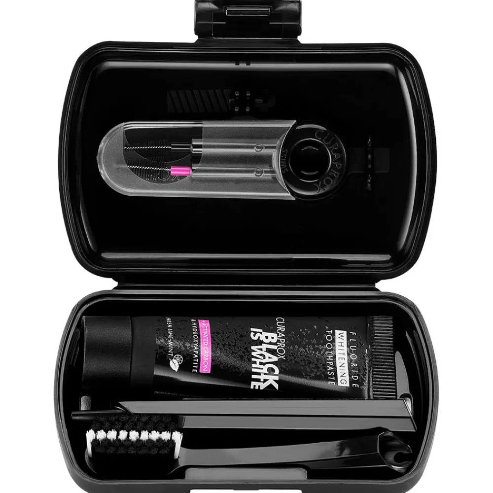 Black is white Travel-Set-CURAPROX Clearance