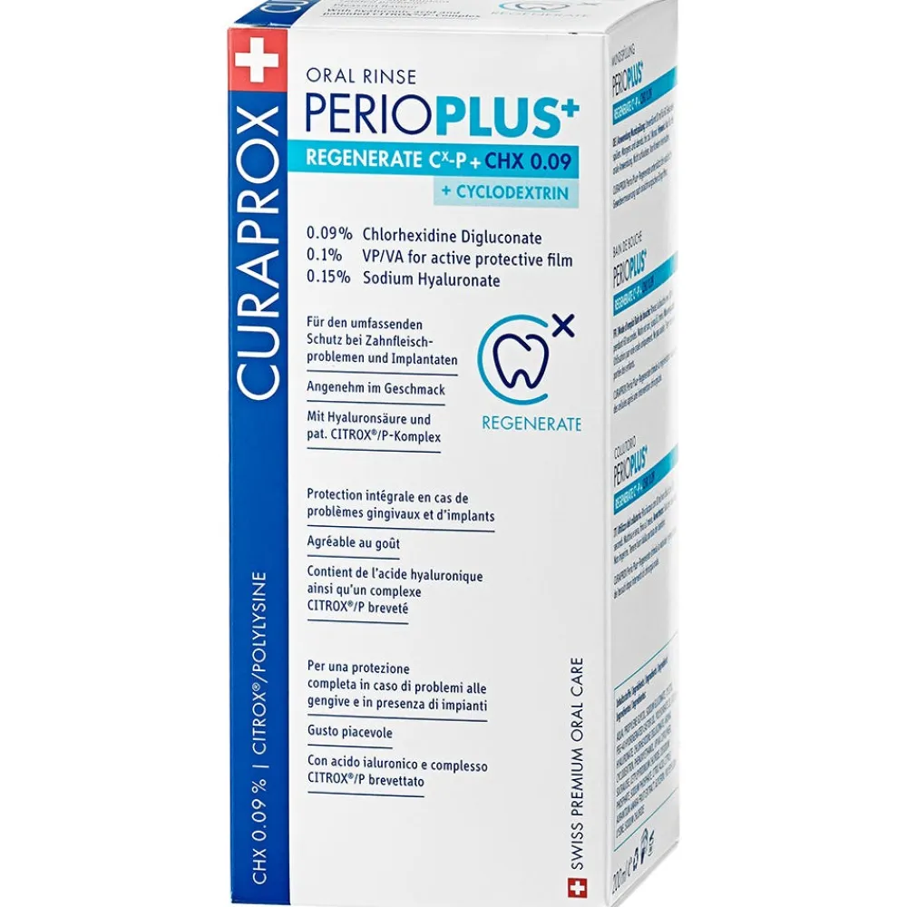 Mundspülung Perio plus Regenerate 0,09 CHX 200 ml-CURAPROX Hot