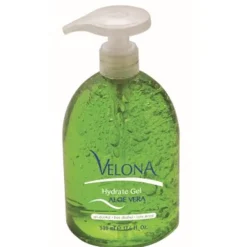 Velona Aloe Vera Gel Alcohol Free 500 ml-depileve