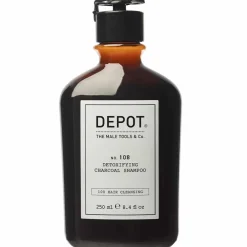 DEPOT Shampoo|Kopfhautpflege|108 Detoxifying Charcoal Shampoo 250 ml