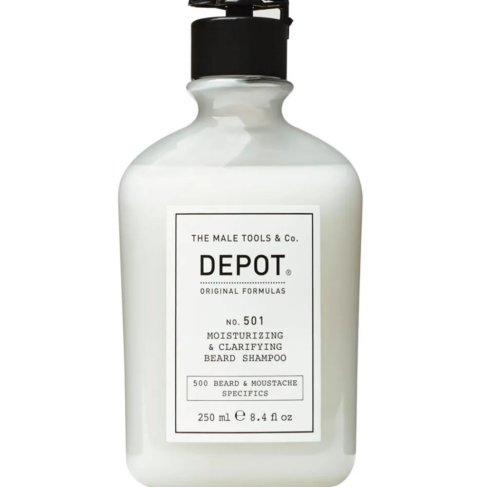 DEPOT Bartpflege|501 Moisturizing & Clarifying Beard Shampoo 250 ml