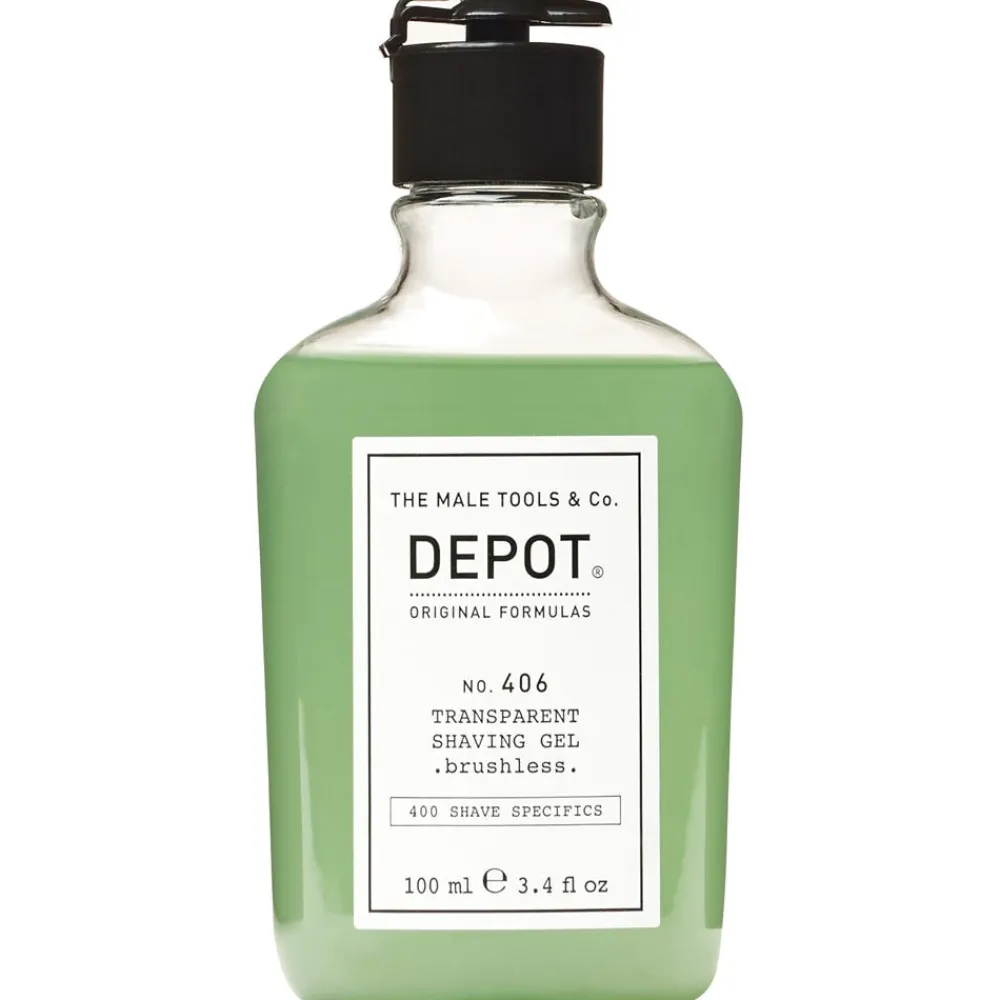 406 Transparent Shaving Gel brushless 100 ml-DEPOT Online