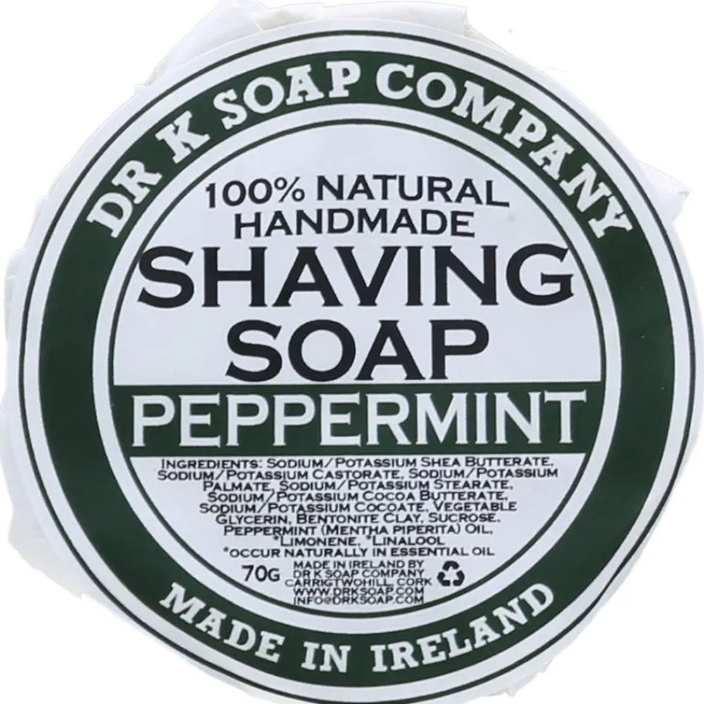 Dr K Soap Company Rasur|Shaving Soap Peppermint 70 g