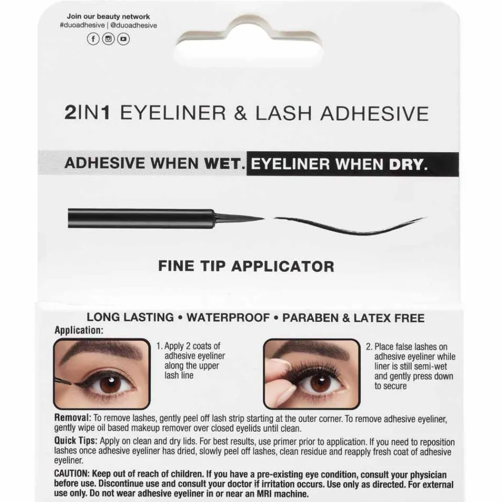 ARDELL Wimpern|Eyeliner & Kajal|DUO Line It Lash It