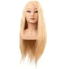 Efalock Übungsköpfe^Übungskopf Clara Humanhaar goldblond 60 cm