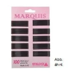 Efalock Haarklemmen|Marquis 5 cm schwarz 100 Stk Haarklemme