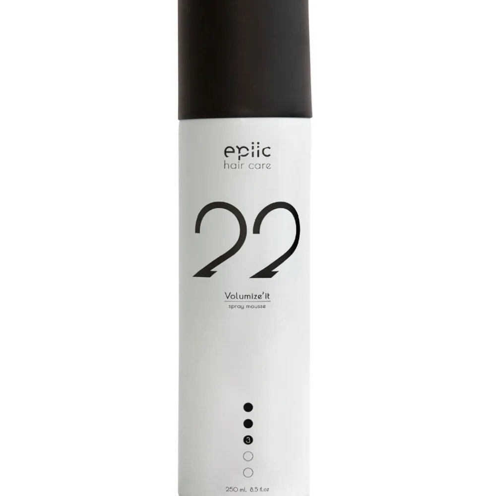 Epiic Haircare Hagel Nature| Haarschaum|Nr.22 Volumize'it Spray Mousse 250 ml