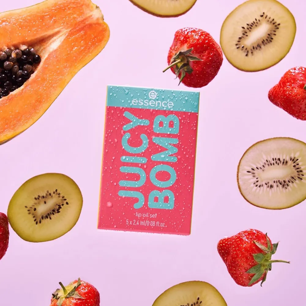 JUICY BOMB lip oil set 01-essence Clearance