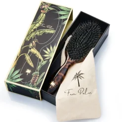 Fan Palm Bürste^Boar- & Nylon Brush Turtle - Medium