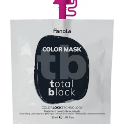 Fanola Haarfarbe|Farbmaske Total Black 30 ml