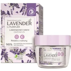 FLOSLEK Gesicht^Lavender-Pflegende Creme für Tag und Nacht 50 ml
