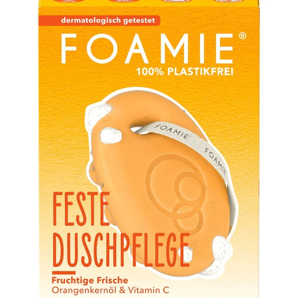 Feste Duschpflege Orange Sprizz-FOAMIE New