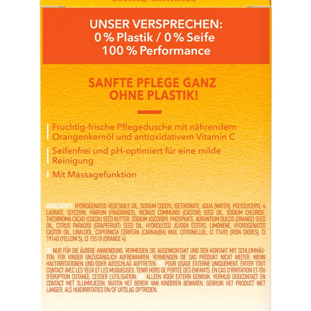 Feste Duschpflege Orange Sprizz-FOAMIE New