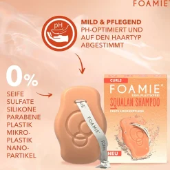 FOAMIE Hagel Nature| Shampoo|Festes Shampoo Curls mit Squalan