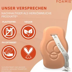 FOAMIE Hagel Nature| Shampoo|Festes Shampoo Curls mit Squalan