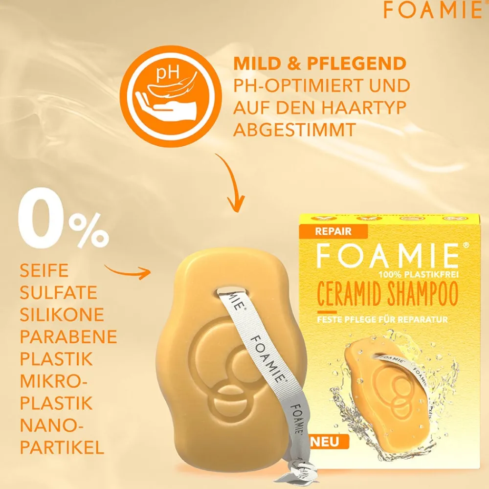 Festes Shampoo Repair mit Ceramid-FOAMIE Hot