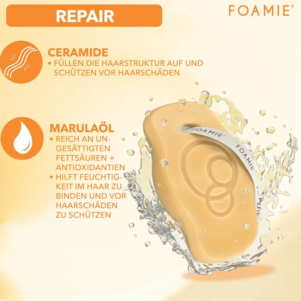Festes Shampoo Repair mit Ceramid-FOAMIE Hot