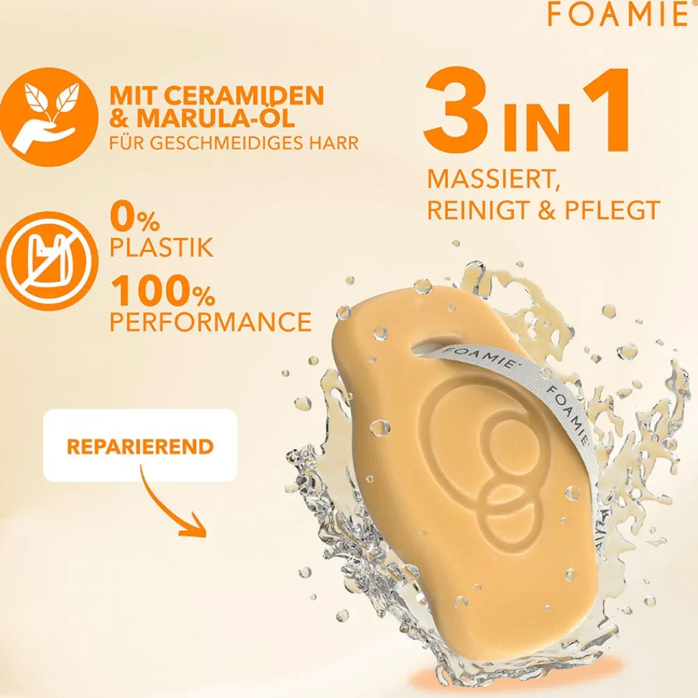 Festes Shampoo Repair mit Ceramid-FOAMIE Hot