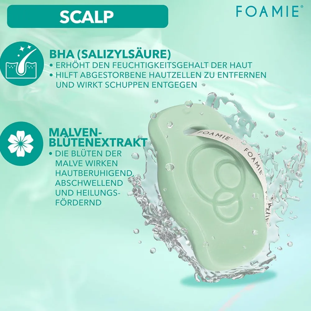 FOAMIE Hagel Nature| Shampoo^Festes Shampoo Scalp mit Salicylsäure