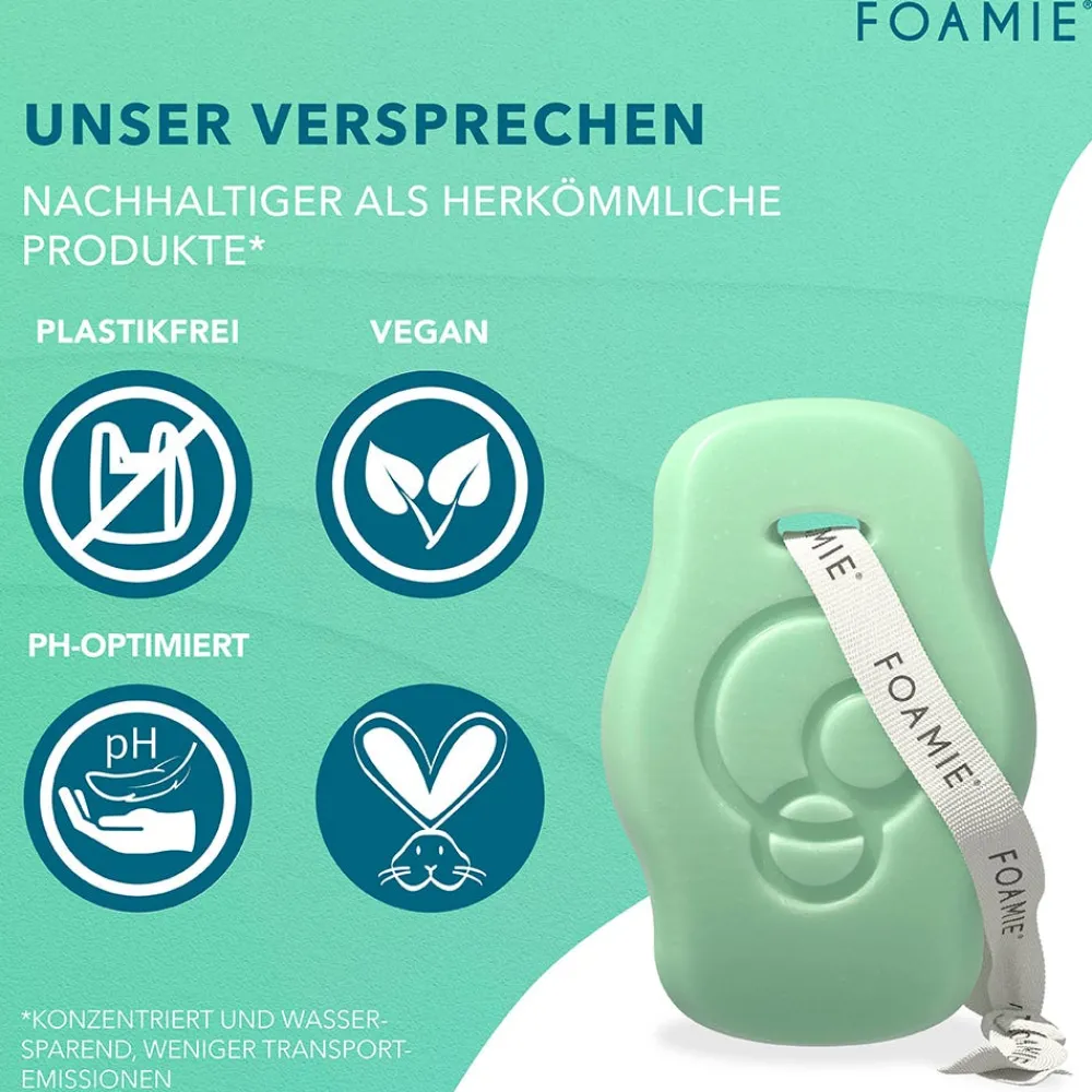 FOAMIE Hagel Nature| Shampoo^Festes Shampoo Scalp mit Salicylsäure