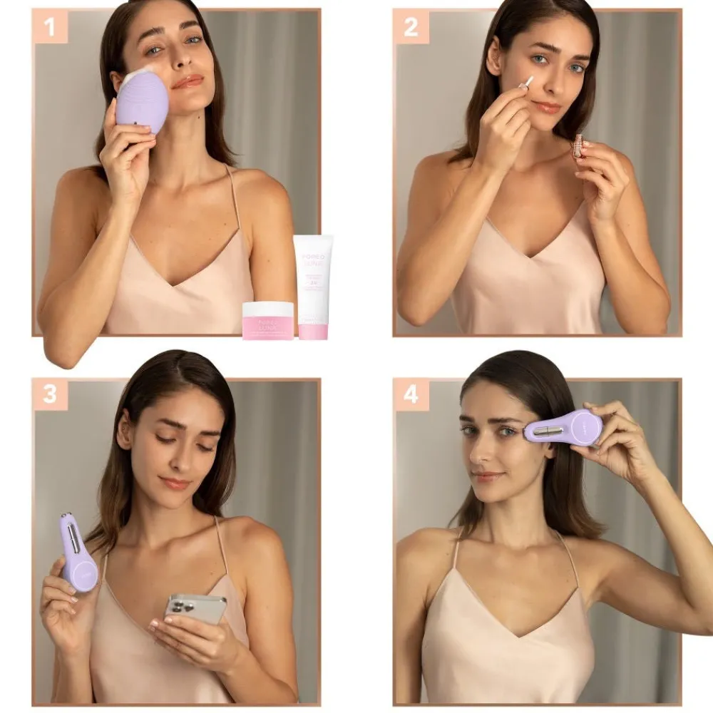 FOREO Sweden Lippenpflege|Hautverjüngung|BEAR 2 eyes & lips Lavender