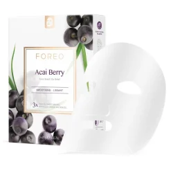 FOREO Sweden Hautverjüngung|Gesicht|Farm To Face Collection Sheet Mask Acai Berry 3 Stück