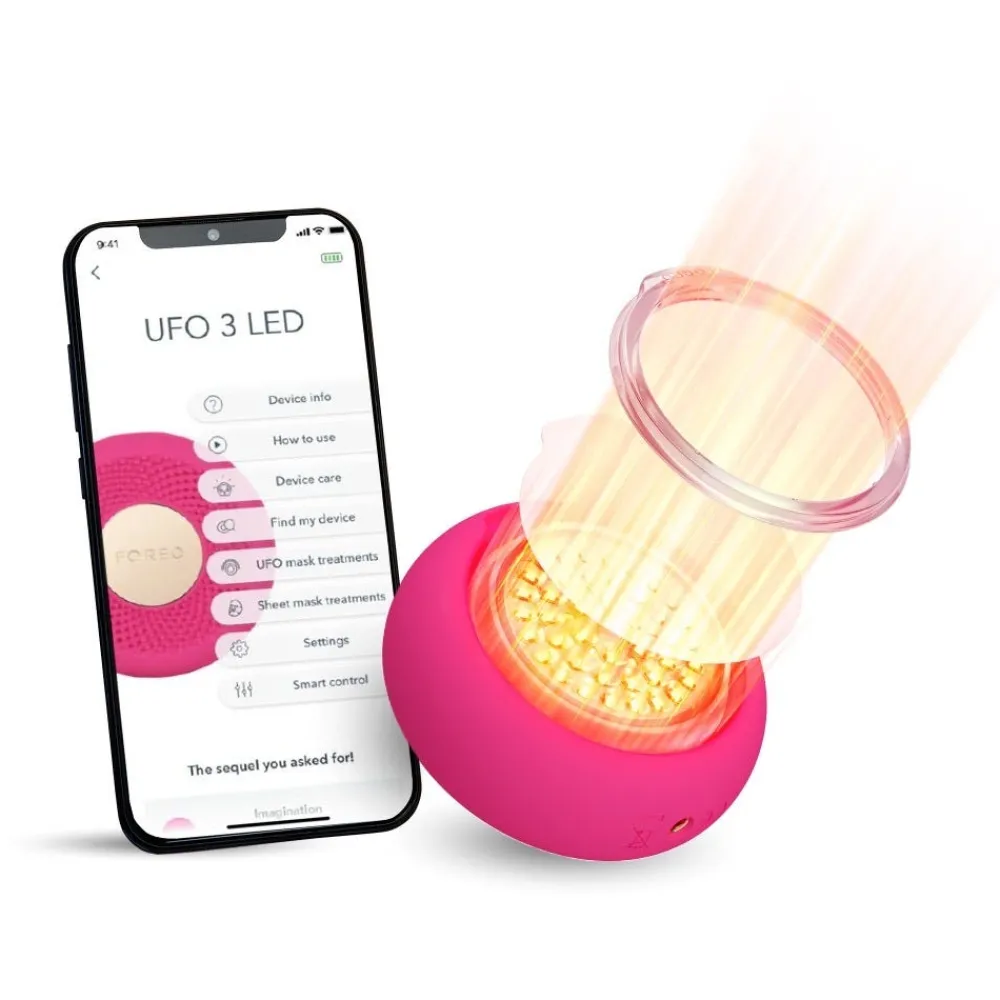 UFO 3 LED Fuchsia-FOREO Sweden