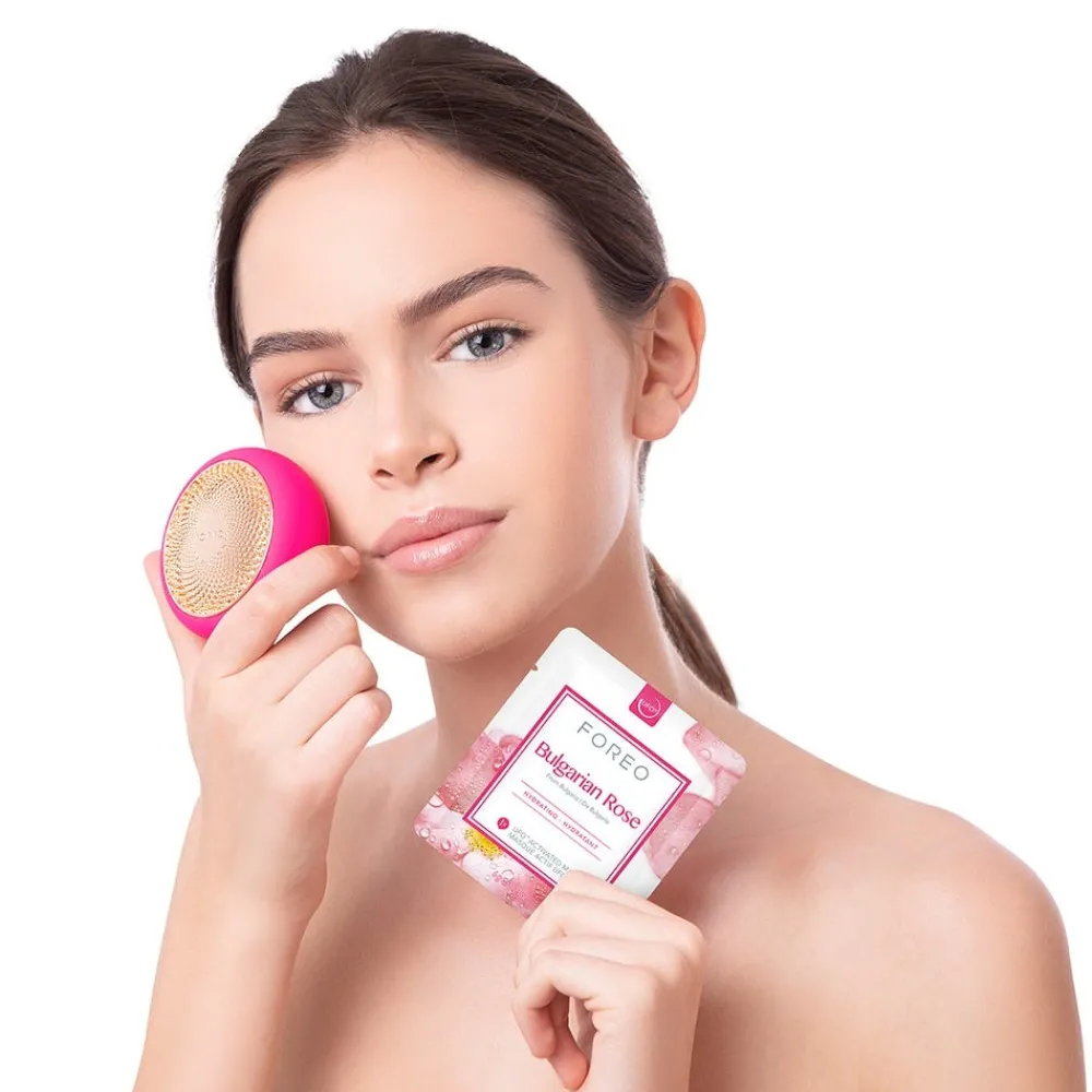 UFO Mask Bulgarian Rose 6 Stück-FOREO Sweden New