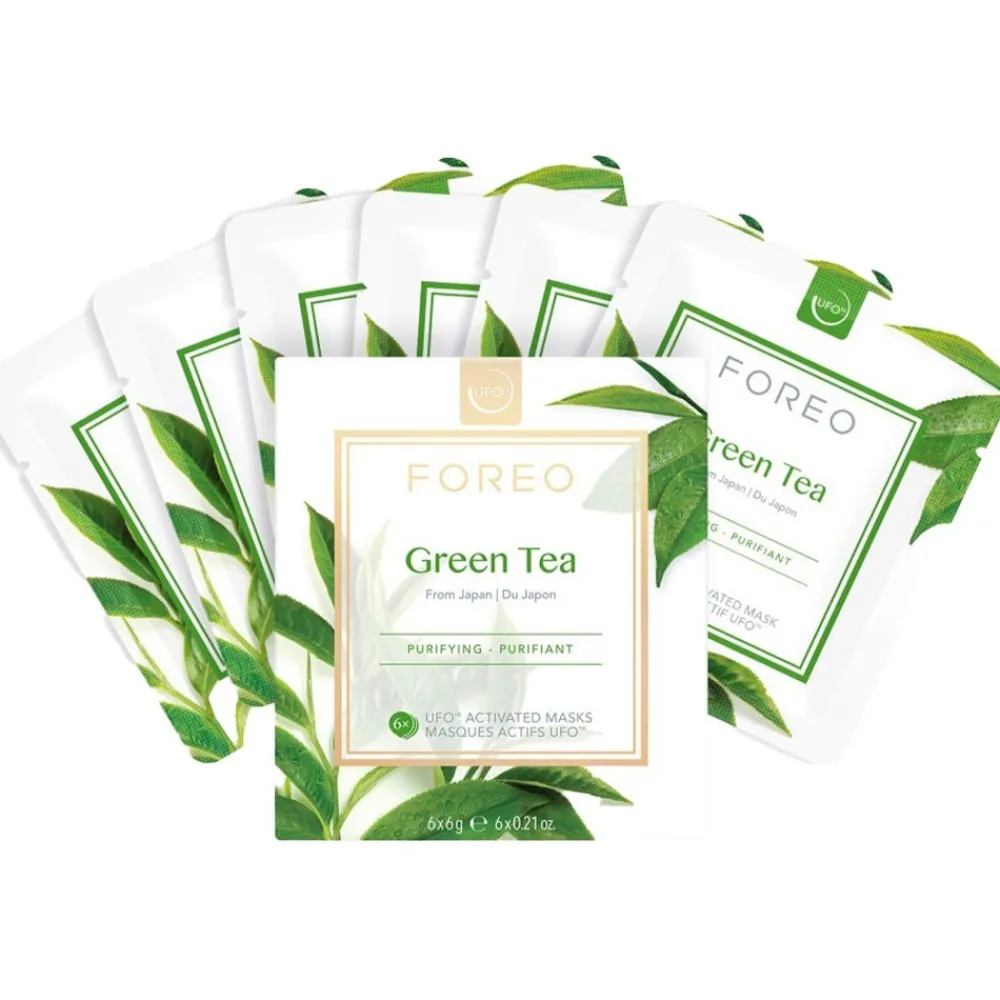 FOREO Sweden Gesicht^UFO Mask Green Tea 7 Stück