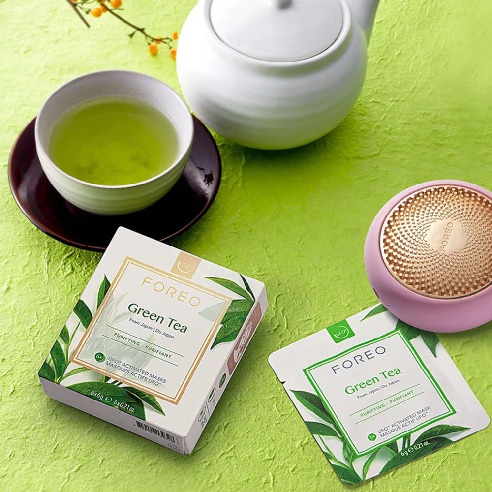 FOREO Sweden Gesicht^UFO Mask Green Tea 7 Stück
