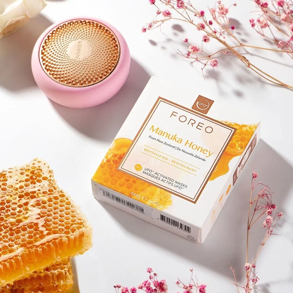 FOREO Sweden Hautverjüngung|Gesicht|UFO Mask Manuka Honey 6 Stück