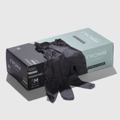 Fromm Einwegartikel^Nitrilhandschuhe Schwarz Small 100 Stück