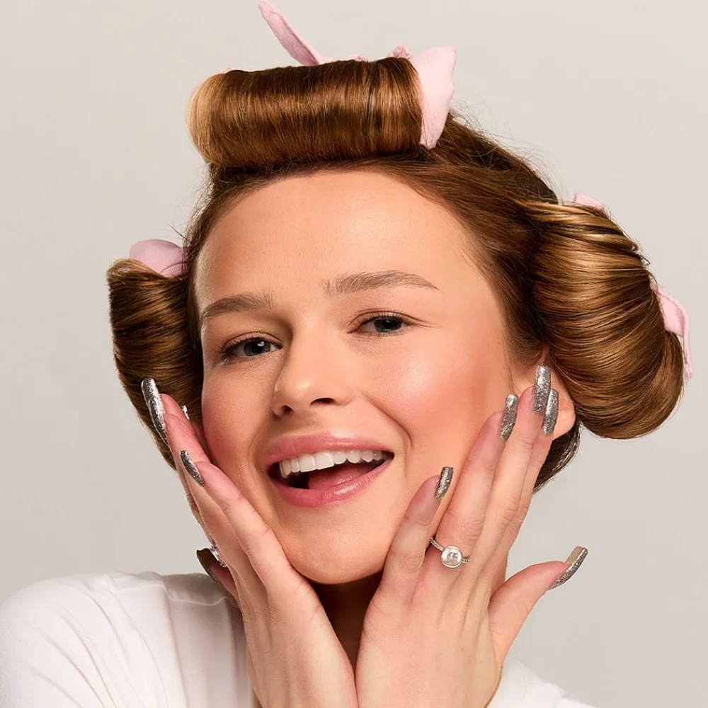 GLOV Wickler|Haarteile^Cool Curl Pillow Rollers - Pink