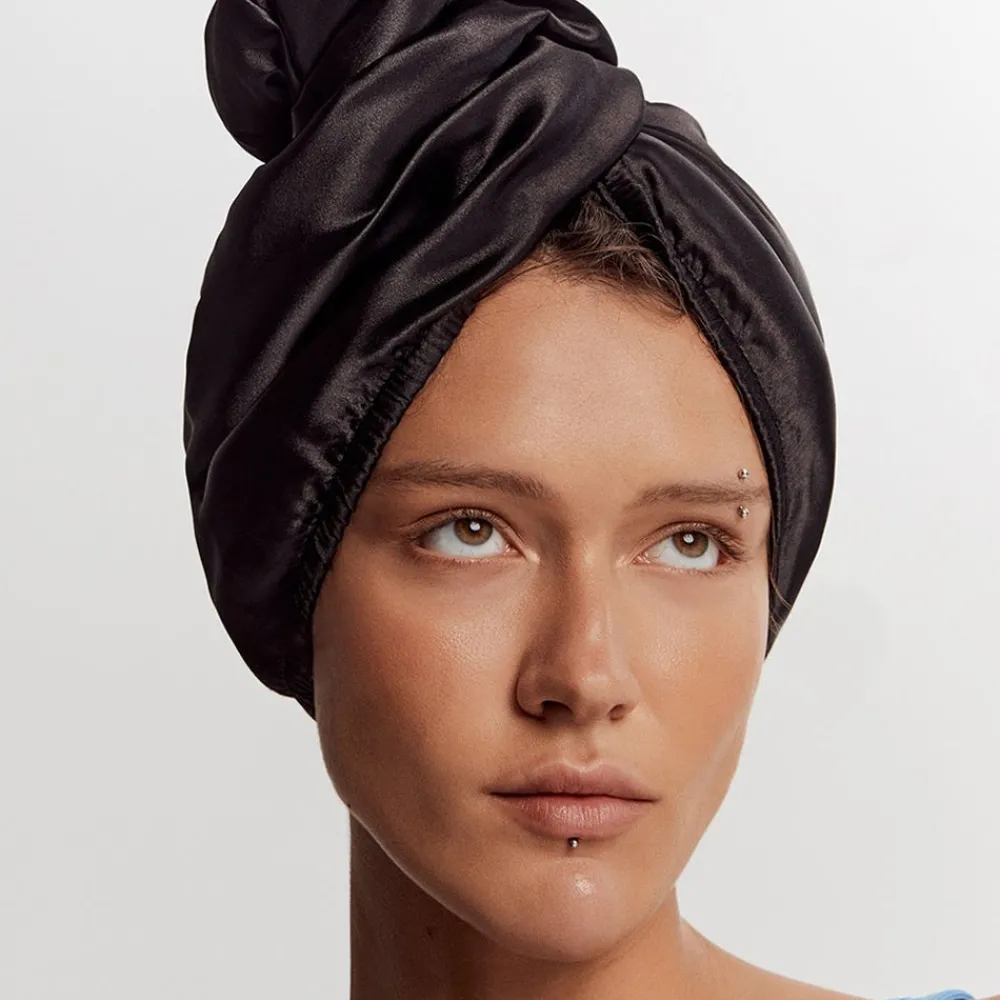 GLOV Handtücher|Haarteile|Hair Wrap Satin - Black