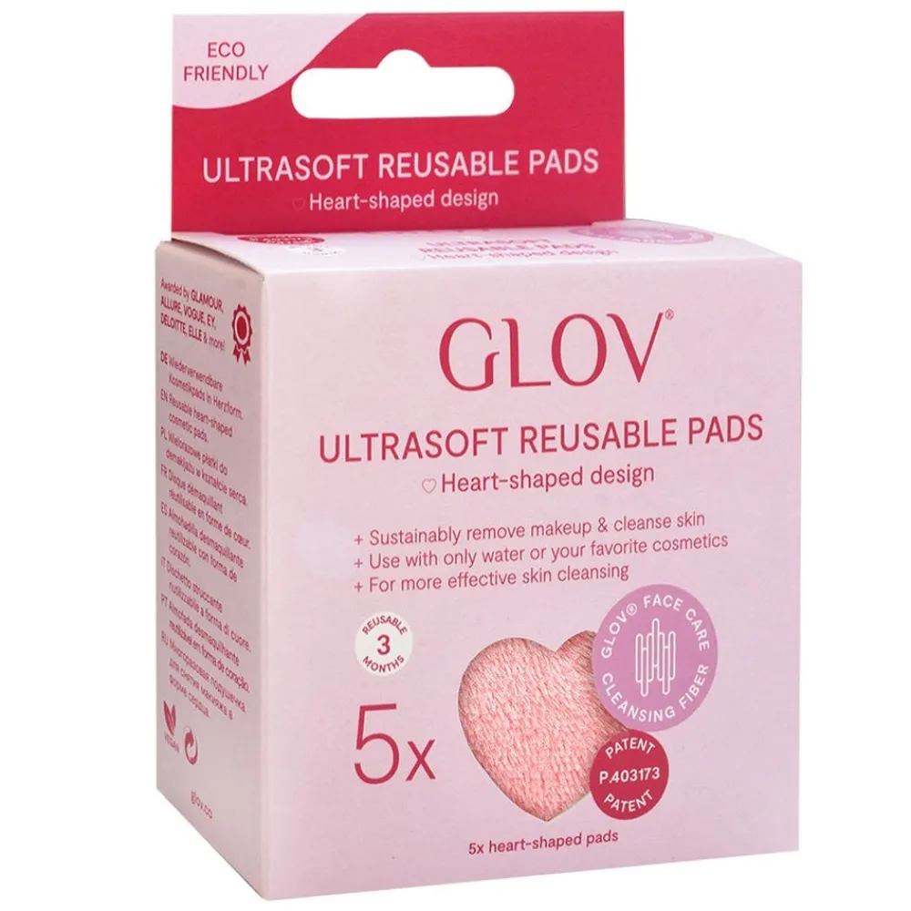 Heart Pads Reusable Makeup Remover 5 Stück-GLOV Sale