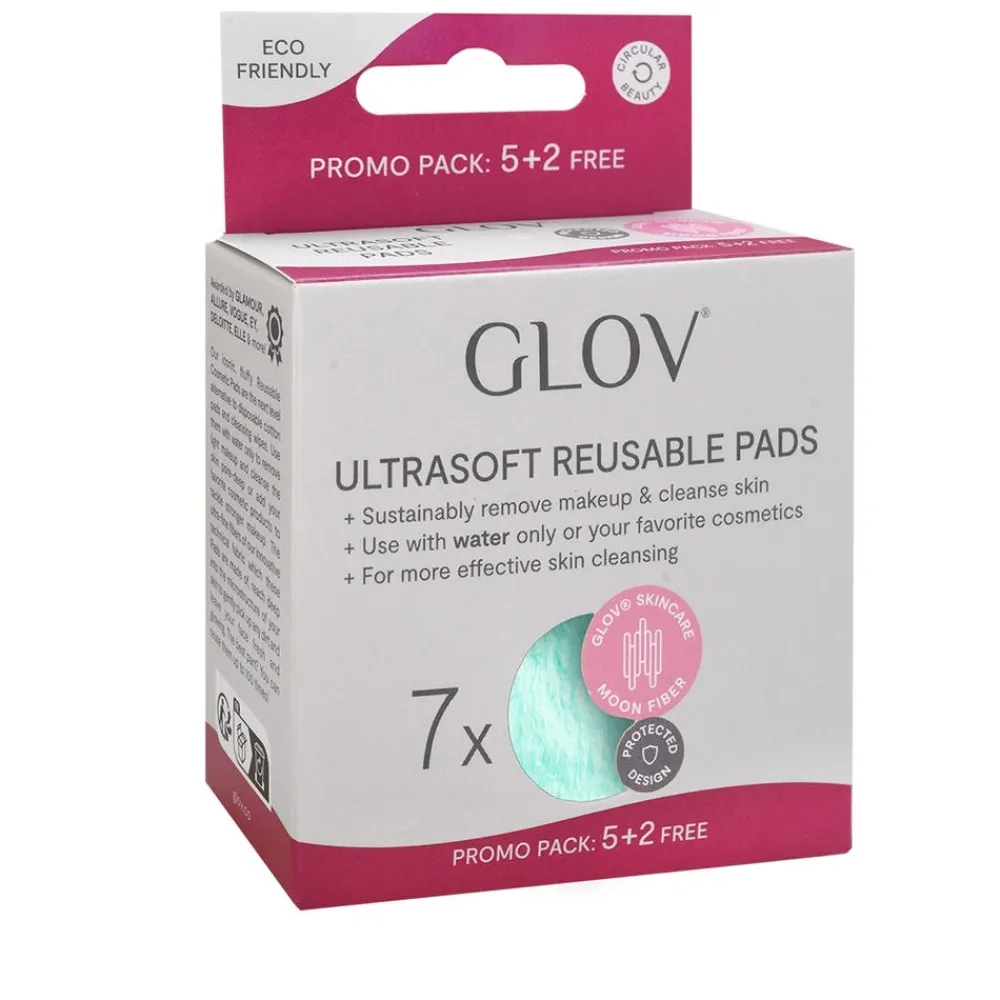 GLOV Gesicht|Moon Pads Pink 7 Stück
