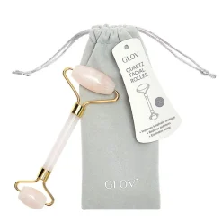 GLOV Gesicht^Pink Quartz Facial Roller