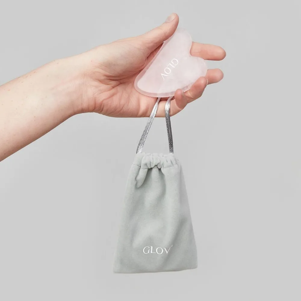 Pink Quartz Gua Sha Stone-GLOV Clearance