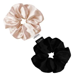 GLOV Haarschmuck|Scrunchies 2 Pack M - Champagne & Black