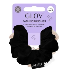 GLOV Haarschmuck^Scrunchies 2 Pack S - Champagne & Black